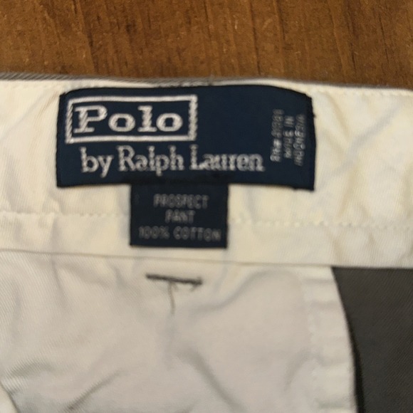 Polo Ralph Lauren Classic Chino Mens Prospect Pants Size 36x32 (35x31) Green - Picture 6 of 6